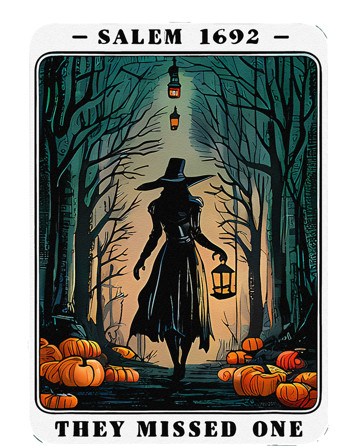 Salem 1692 Halloween Witch They Missed One Tarot Card T-Shirt