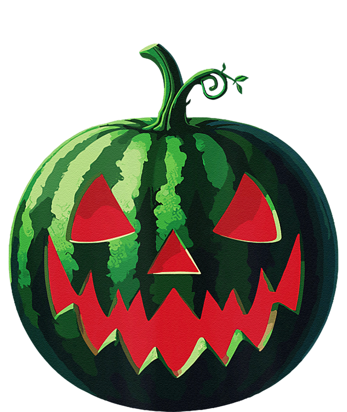 Spooky Summer Watermelon Jack O Lantern Halfway To Halloween T-Shirt