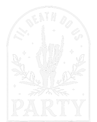 Til Death Do Us Party Retro Halloween Bachelorette Matching Women's T-Shirt