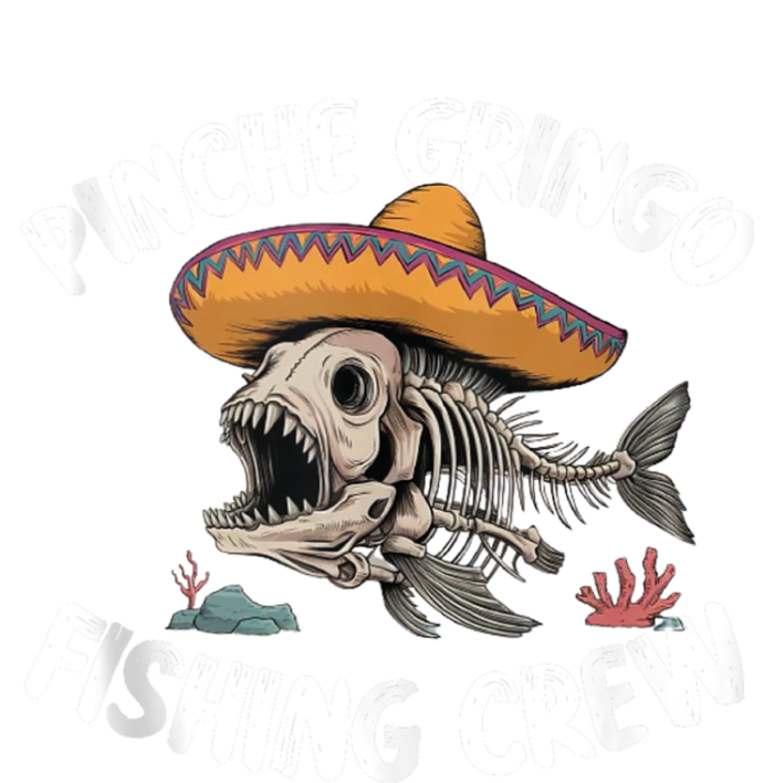 Pinche Fishing Gringo Crew Funny Skeleton Mousepad