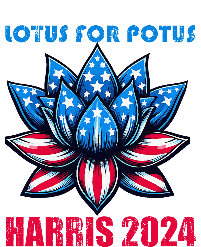 Lotus For Potus Harris 2024 Women's T-Shirt