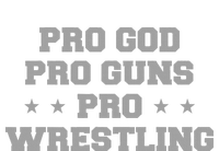 Pro God Pro Guns Pro Wrestling Softstyle Adult Sport Polo