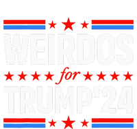 Weirdos For Trump 24 Funny Sarcastic Saying Long Sleeve Pajama Set