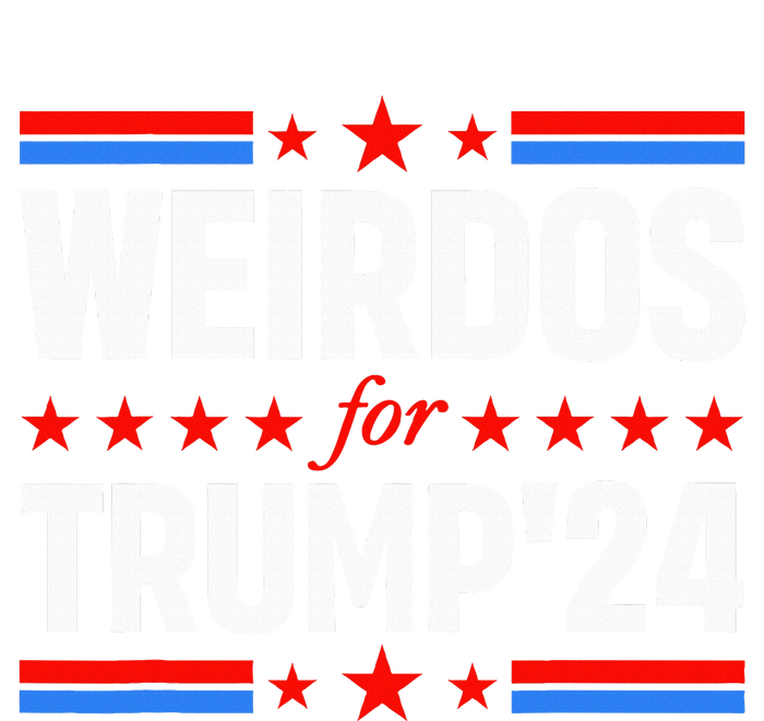 Weirdos For Trump 24 Funny Sarcastic Saying Long Sleeve Pajama Set