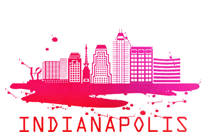 Modern Indianapolis Cityscape Souvenir Indianapolis 25L Jumbo Tote