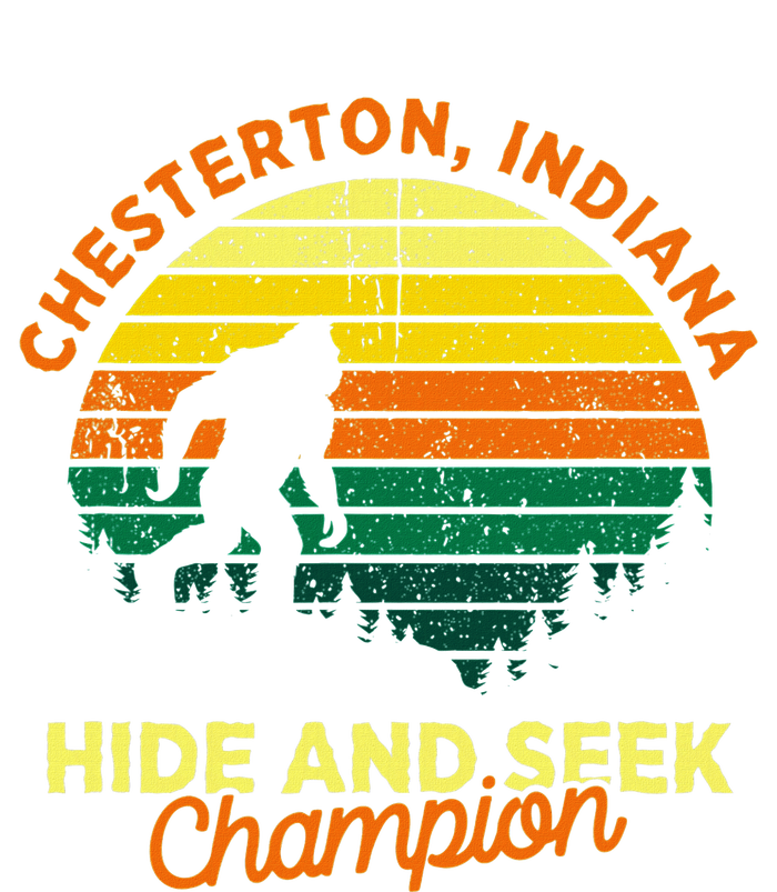 Retro Chesterton Indiana Big Foot Souvenir T-Shirt