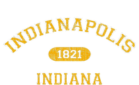 Retro College Style Indianapolis Indiana 1821 Ladies PosiCharge Competitor Racerback Tank