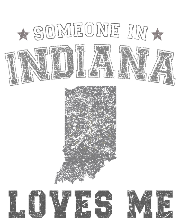 Someone In Indiana Loves Me Heart Vintage State Hoodie