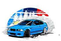 E46 Drifting Kids Long Sleeve Shirt