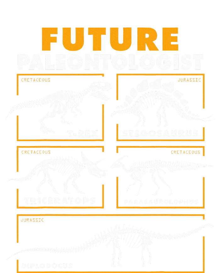 Future Paleontologist Dinosaur Fossil Paleontology Kids Hoodie