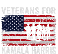 Veterans For Kamala Harris 2024 Election Usa Flag Military Women's Racerback Tank