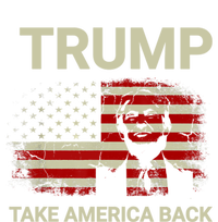 Trump 2024 Take America Back American Flag T-Shirt