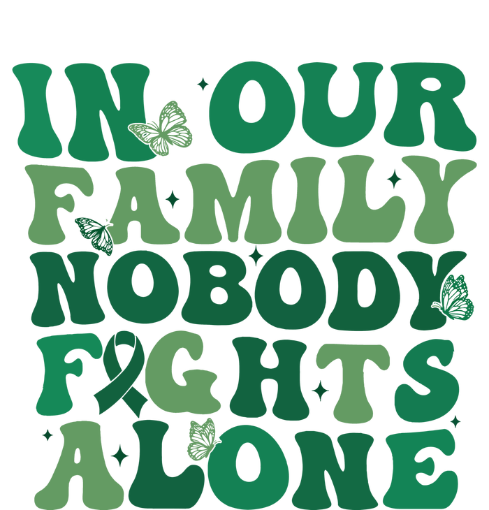 Liver Cancer Awareness In Our Family Nobody Fights Alone T-Shirt