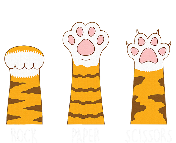 Rock Paper Scissors Hand Game Funny Cute Paw Cat Lovers Daily Commute Backpack