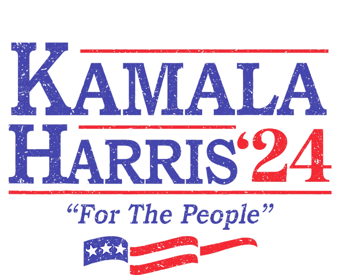 Kamala Harris 24 For The People President 2024 Us Flag Premium Pullover Hoodie