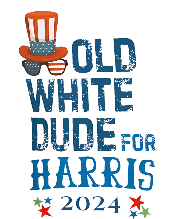 Old White Dude For Kamala Harris President 2024 T-Shirt