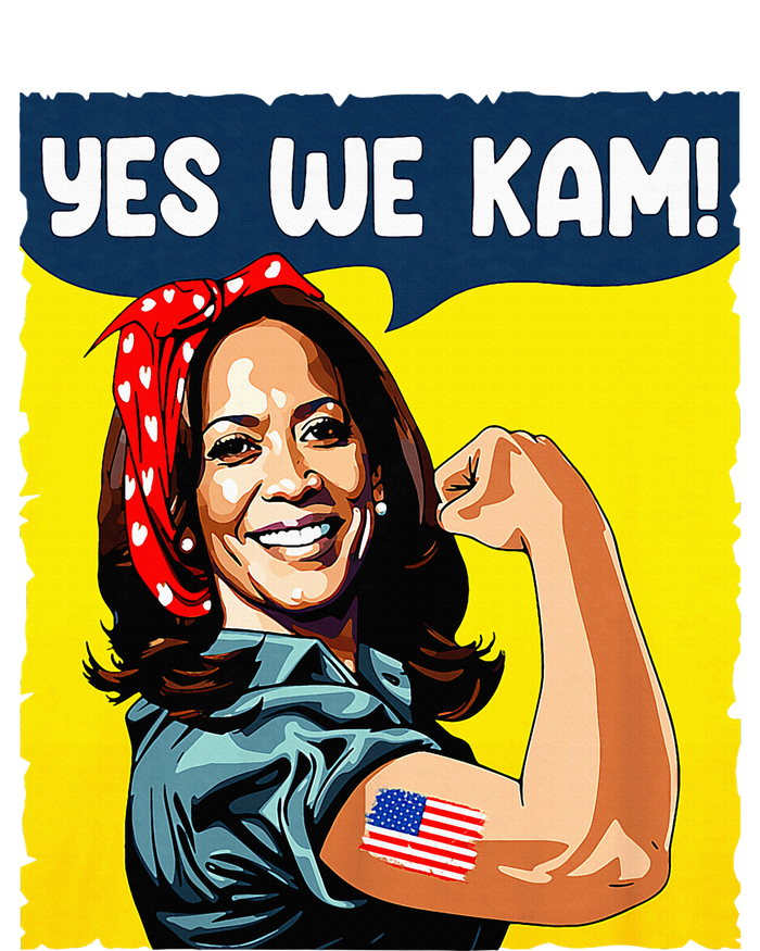 Yes We Kam Rosie The Riveter For President Kamala Harris T-Shirt