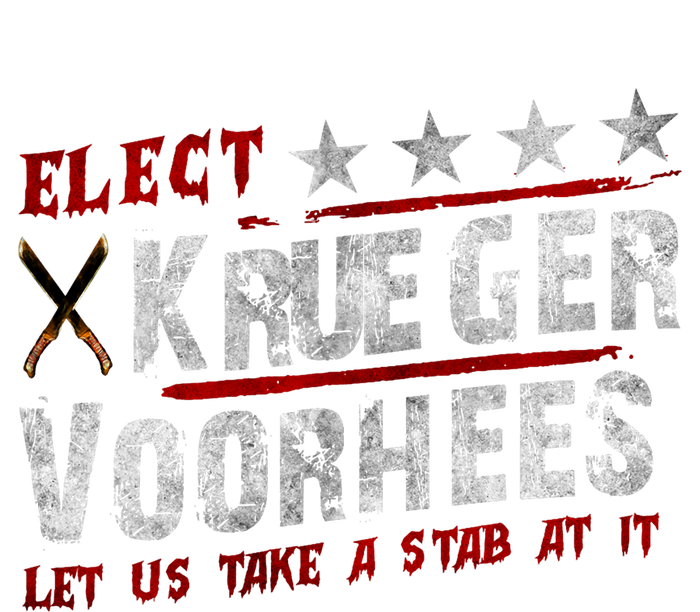 The Quote “Kruegervoorhees 2024 Let Us Take A Stab At It” T-Shirt