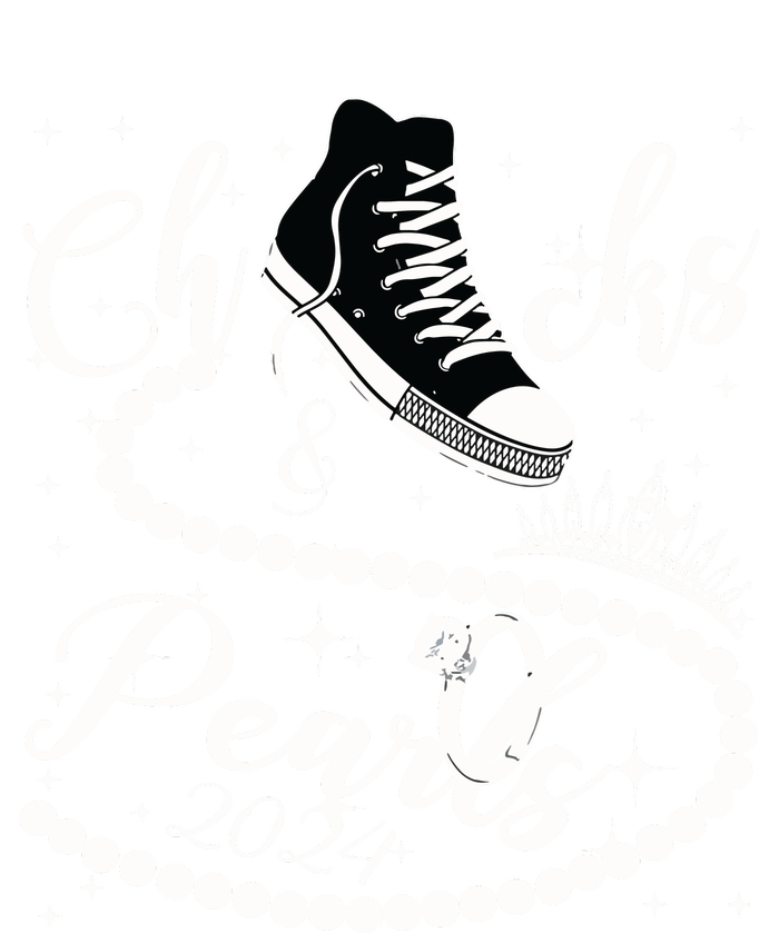 Chucks And Pearls 2024 Kamala Harris 2024 Vote For President Performance Fleece Hoodie