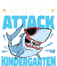 Shark Ready To Attack Kindergarten First Day Of School Women's Tri-Blend 3/4-Sleeve Raglan Shirt