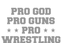 Pro God Pro Guns Pro Wrestling Womens California Wash Sweatshirt