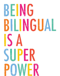 Being Bilingual Is A Super Power Teacher Tie-Dye T-Shirt