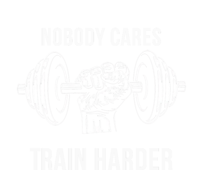 Nobody Cares Train Harder Fitness Weightlifting Workout Snapback Five-Panel Rope Hat