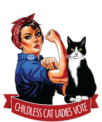 Childless Cat Ladies Vote Rosie The Riveter Sweatshirt Cinch Pack Bag