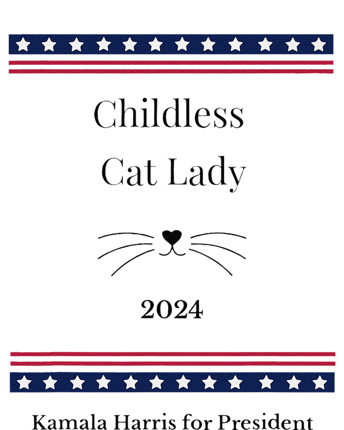 Childless Cat Lady Political Whiskers Kamila Harris Softstyle Adult Sport Polo