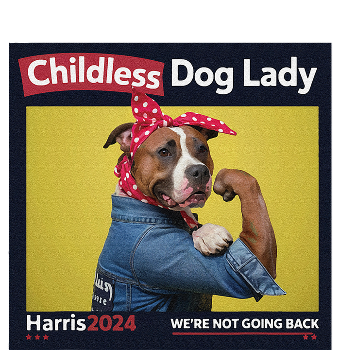 Childless Dog Lady Is Voting Kamala Election Usa 2024 Hoodie