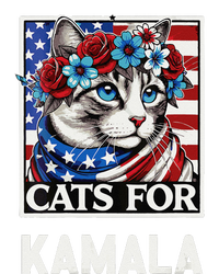 Funny Cat Ladies For Kama La Flor 2024 President Kamala Kids Tie-Dye T-Shirt