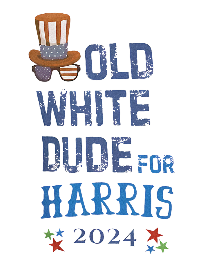 Old White Dude For Kamala Harris President 2024 Long Sleeve Shirt