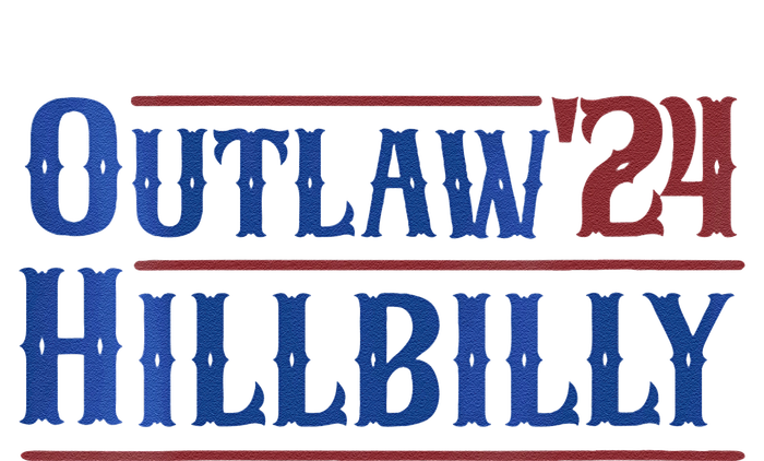 Outlaw Hillbilly 2024 Funny Country Western Trump Vance 2024 T-Shirt