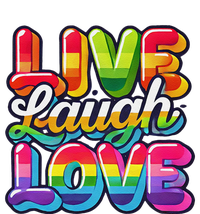 Rainbow Radiance Live Laugh Love Adult Drive Performance Visor