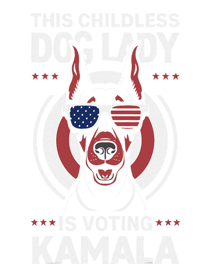 This Childless Dog Lady Is Voting Doberman Funny T-Shirt