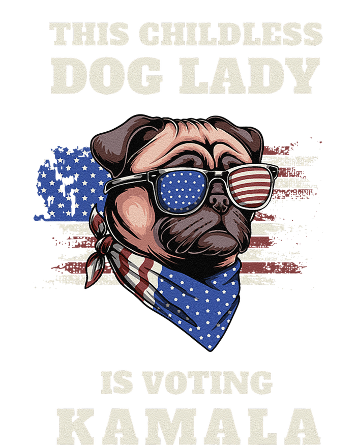 This Childless Dog Lady Is Voting Kamala Election Usa 2024 Toddler Sweatshirt