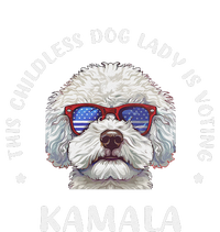 This Childless Dog Lady Is Voting Kamala Harris 2024 Women's Fleece Hoodie