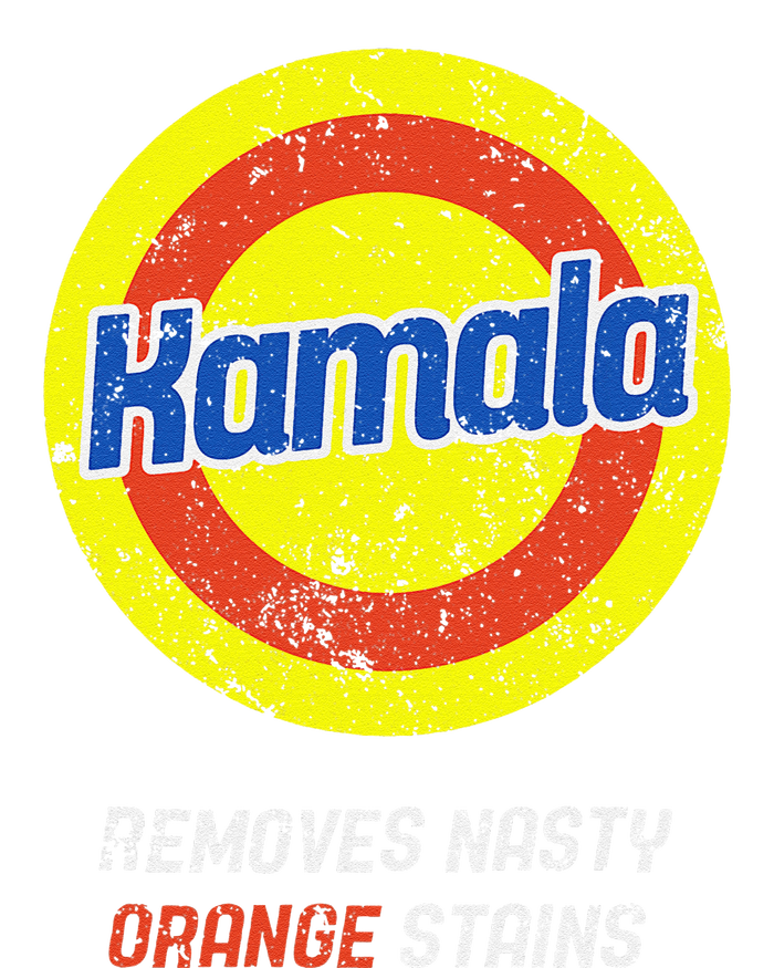 Vote Kamala Removes Nasty Orange Stains Funny Vintage Kids Long Sleeve Shirt