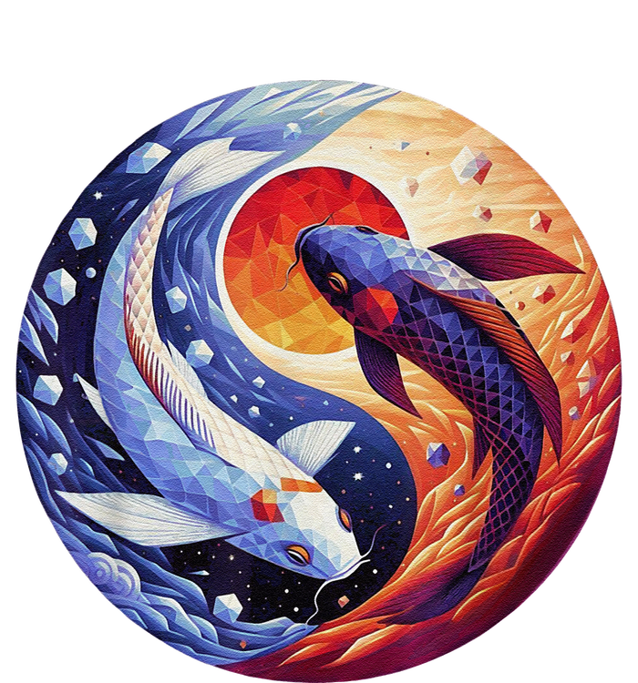 Dreams Of Jasmine Tea Yin Yang Koi Fish Poster