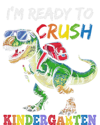 IM Ready To Crush Kindergarten Dinosaur 1st Day Of School Womens Funnel Neck Pullover Hood