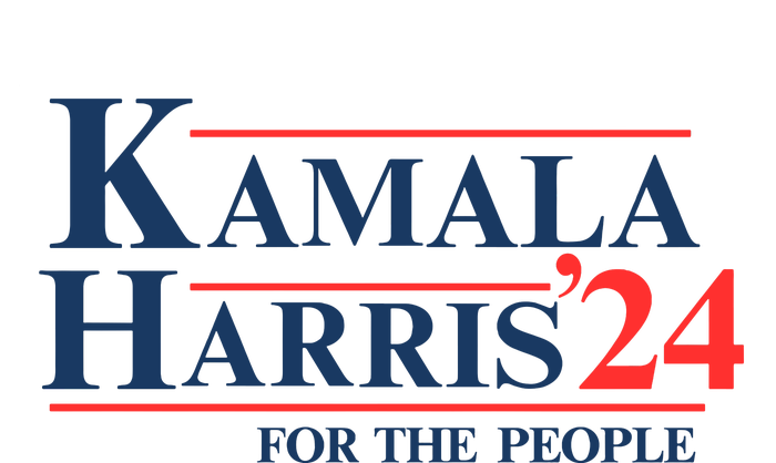 Kamala Harris 2024 For The People Support Graphic T-Shirt