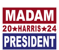 Madam President 2024 Patriotic Print Cropped Pullover Crew