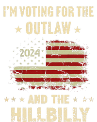 IM Voting For The Outlaw And The Hillbilly 2024 Us Flag Wool Snapback Cap