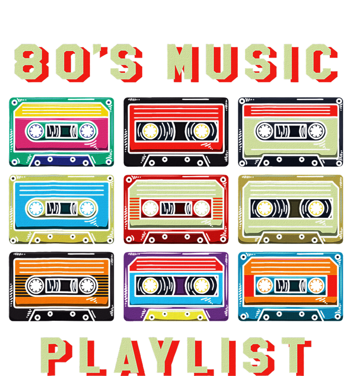 80s Music Playlist 1980 80s Cassette Collector Softstyle Adult Sport Polo