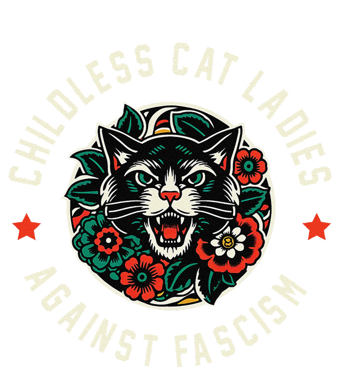 Childless Cat Ladies Against Fascism Gift T-Shirt