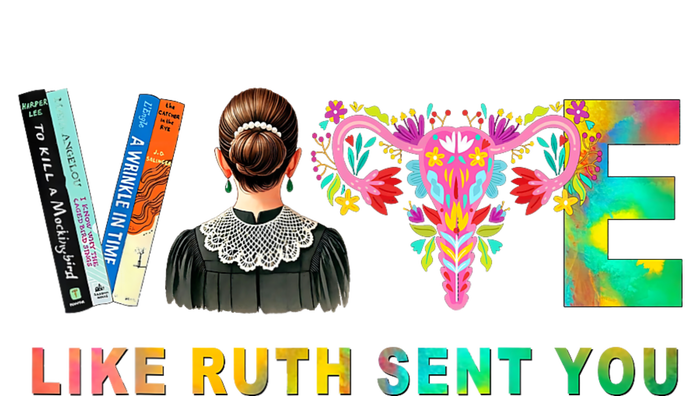 Vote Like Ruth Sent You Rbg Feminist Voting Inspirational T-Shirt