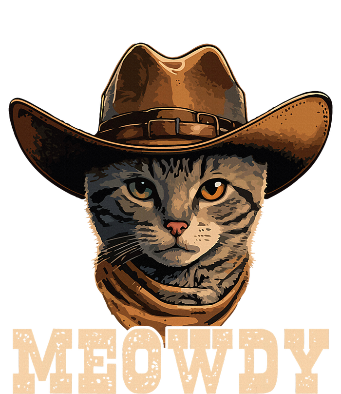 Cowboy Cat Meowdy Women's V-Neck T-Shirt