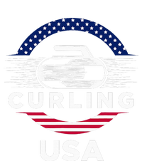 Curling Usa Support Flag Curl Clean T-Shirt