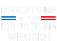 Donald Trump Did Nothing Wrong Us Flag Vintage T-Shirt