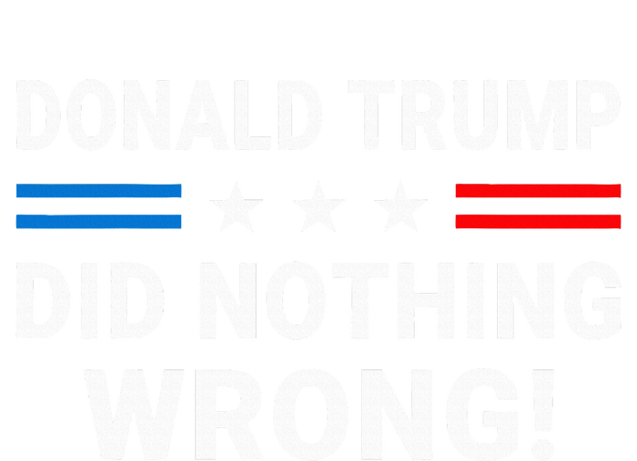 Donald Trump Did Nothing Wrong Us Flag Vintage T-Shirt